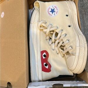 Converse CDG Cream High-Top